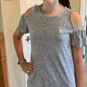 A&F shoulder less top.